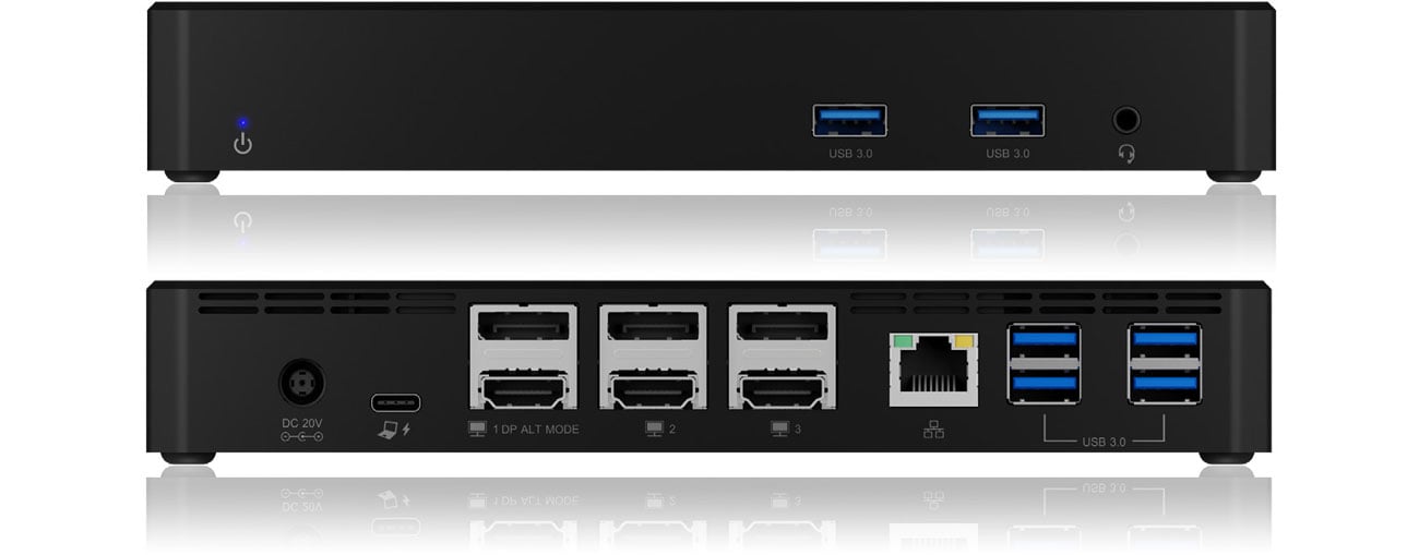 ICY BOX USB-C/USB-A (DisplayLink, DP Alt Mode) IB-DK2254AC