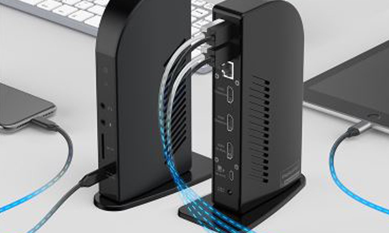 ICY BOX DisplayLink Hybrid zasilanie
