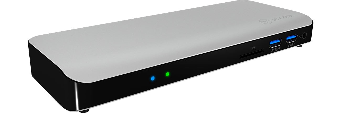 ICY BOX Stacja dokująca 3xUSB 3.0, HDMI, RJ-45, Czytnik SD IB-DK2501-TB3