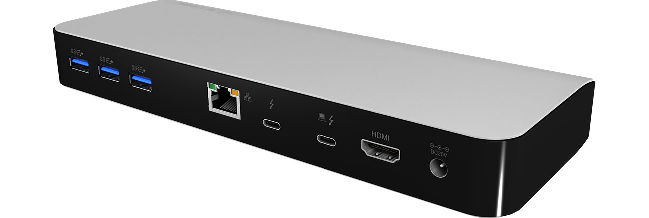 ICY BOX IB-DK2501-TB3 Złącza