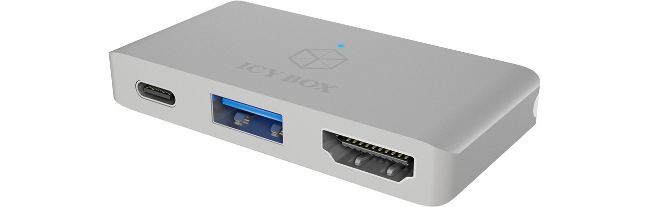 Stacja dokująca ICY BOX USB-C - USB-C, USB, HDMI