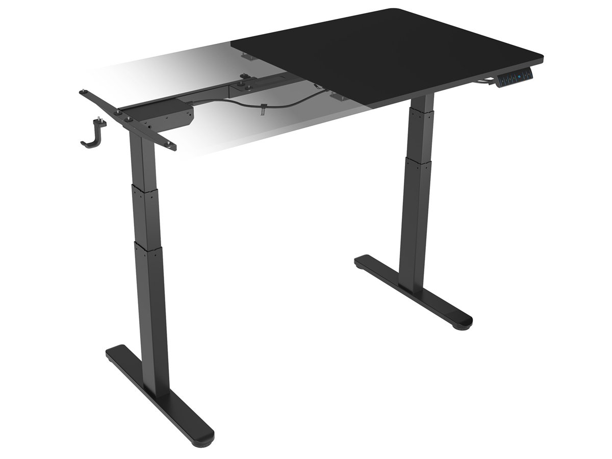 Ergonomiczne biurko elektryczne ICY BOX IB-EW122B-TT - Widok ogólny