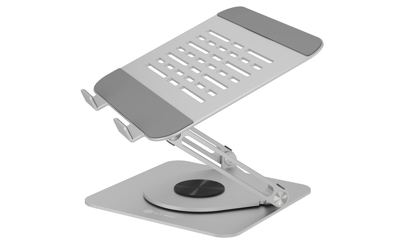 ICY BOX Aluminiowa podstawka pod laptop (do 17)