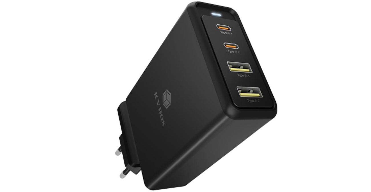 Ładowarka sieciowa 100W 2xUSB-C 2xUSB-A