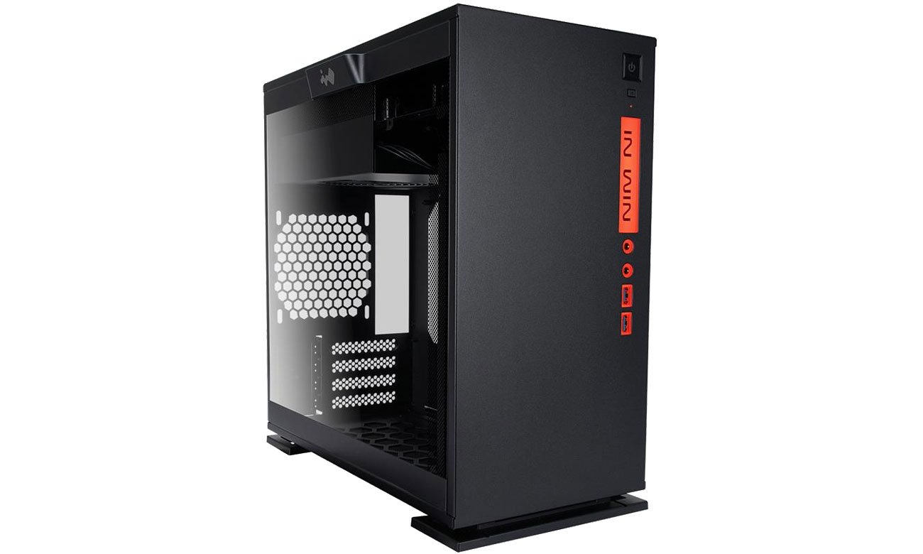 Obudowa do komputera IN WIN 301 czarna z oknem GEIW-113/301 BLACK
