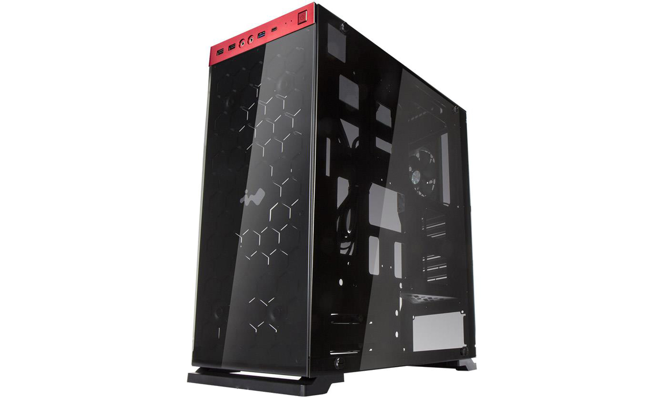 IN WIN 805 czerwona widok z prawej