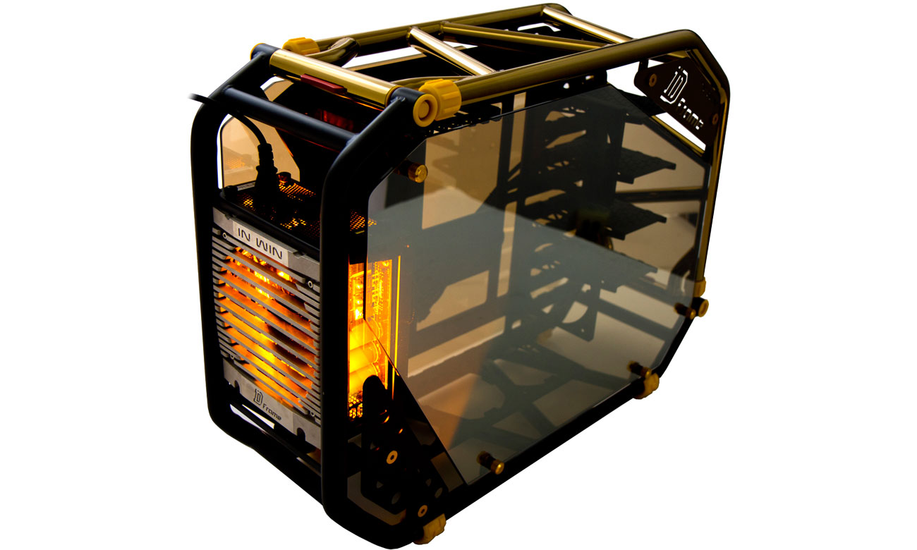 Obudowa do komputera IN WIN D-Frame 2.0 (1065W) czarny/złoty