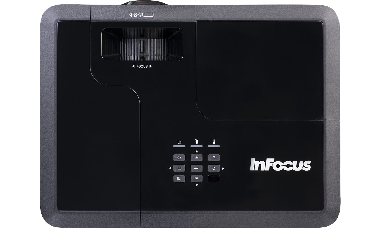 InFocus IN138HDST - Widok z góry, sterowanie