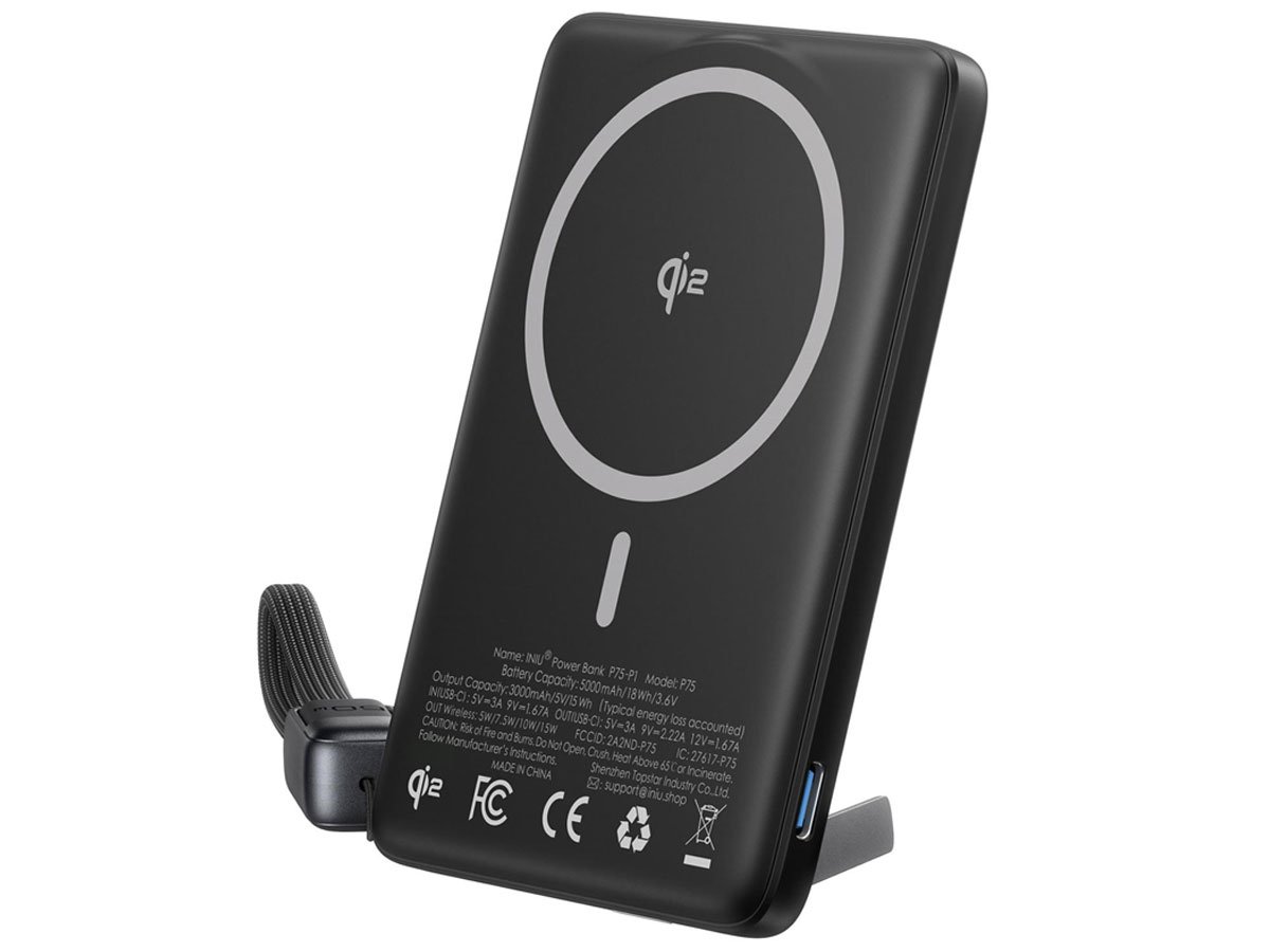 Powerbank INIU MagPro Slim 5K Black