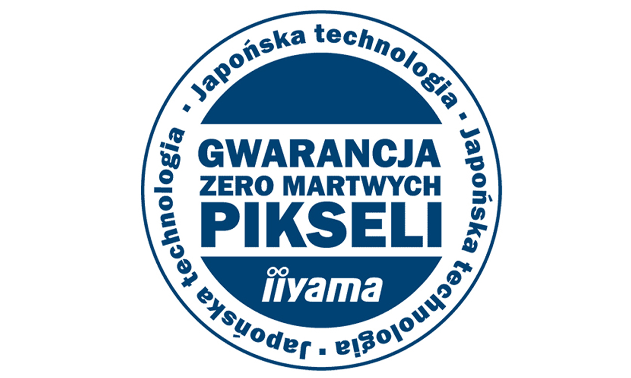 Gwarancja Iiiyama „Zero martwych pikseli”