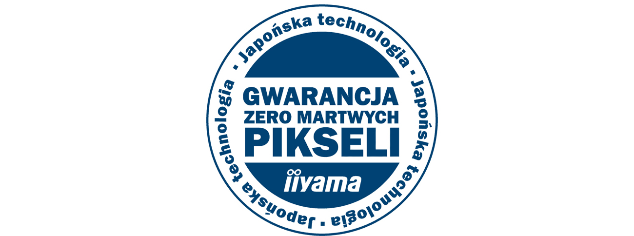 Gwarancja Iiiyama „Zero martwych pikseli”