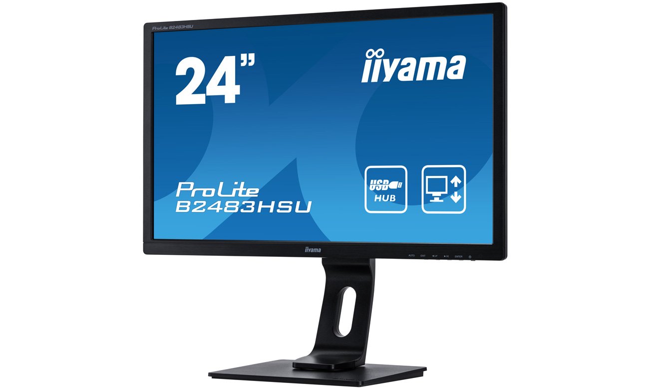 iiyama B2483HSU DisplayPort i DVI