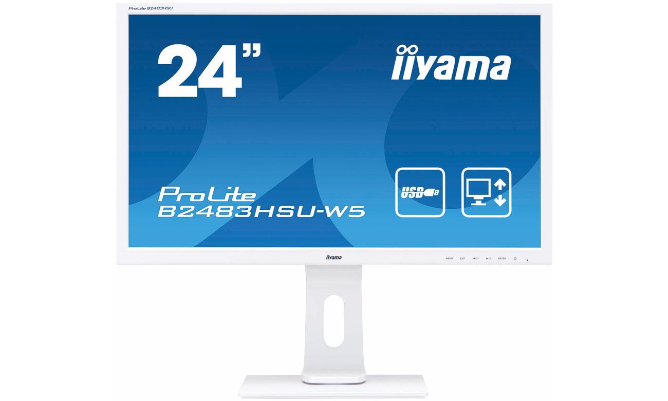 Monitor do domu i do biura iiyama B2483HSU-W5