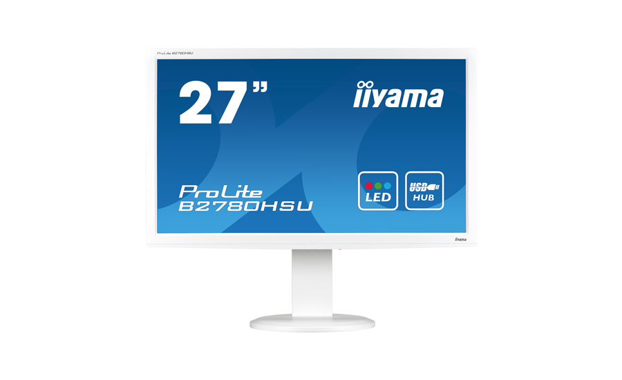 iiyama B2780HSU-W1 widok z przodu