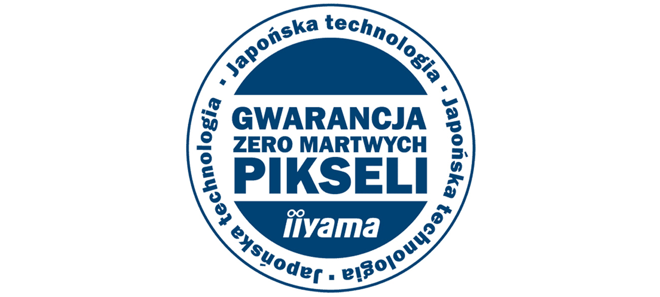Gwarancja Iiiyama „Zero martwych pikseli”