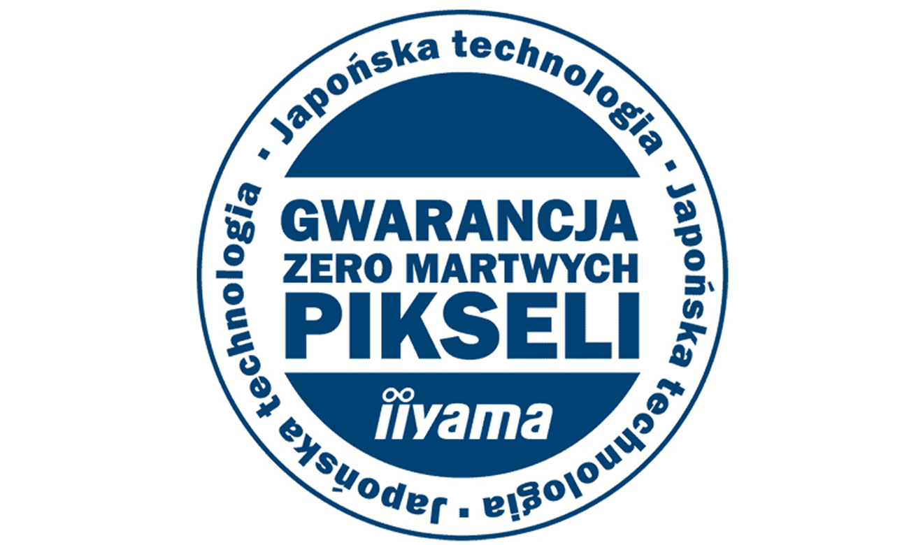 Gwarancja Iiiyama „Zero martwych pikseli”