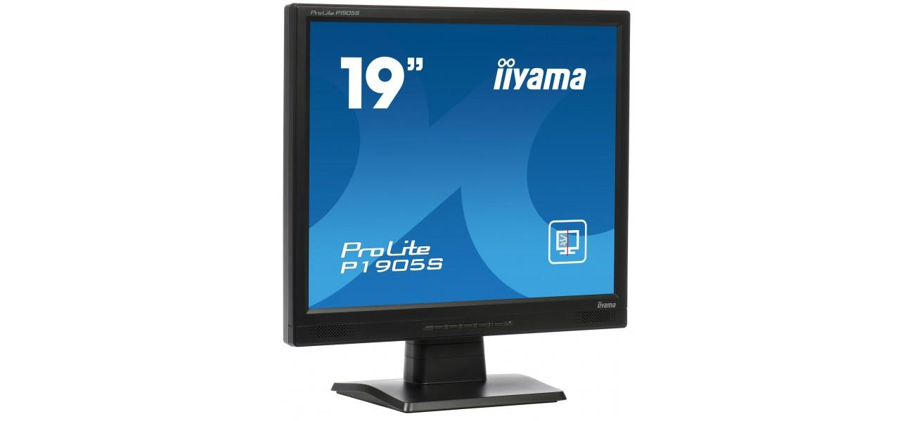 widok z ukosa iiyama P1905S