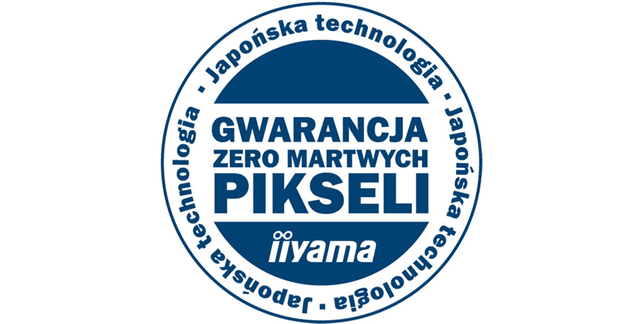 Gwarancja Iiiyama „Zero martwych pikseli”