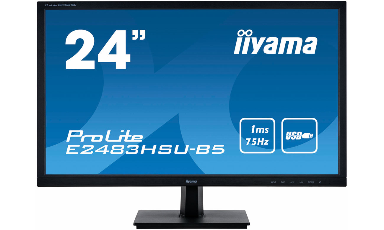 Monitor do domu i biura iiyama E2483HSU-B5