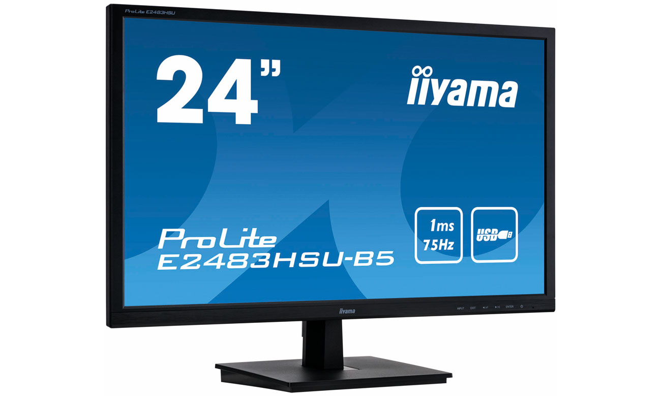 Monitor do domu i biura iiyama E2483HSU-B5