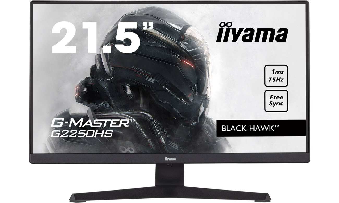 iiyama G-Master G2250HS-B1 widok z przodu