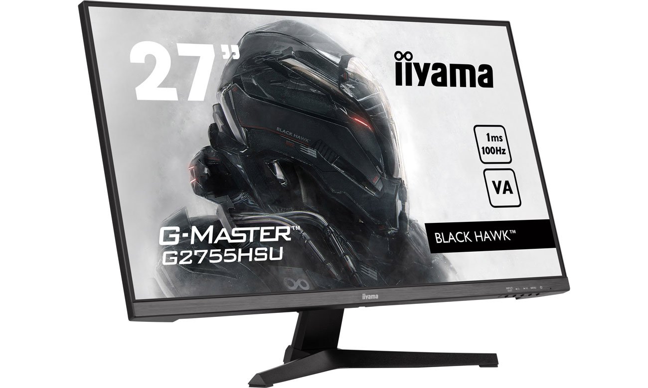 iiyama G-Master G2755HSU-B1 widok z przodu