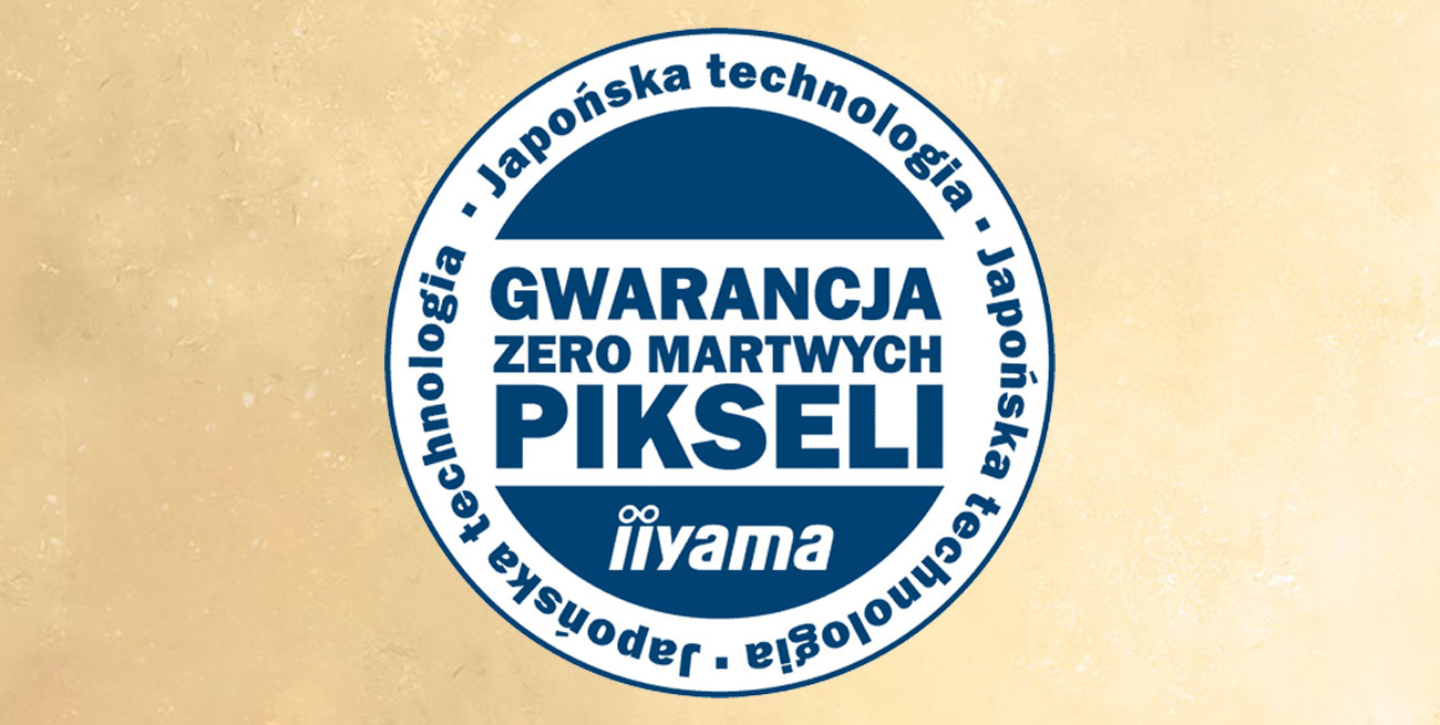 Gwarancja Iiiyama „Zero martwych pikseli”