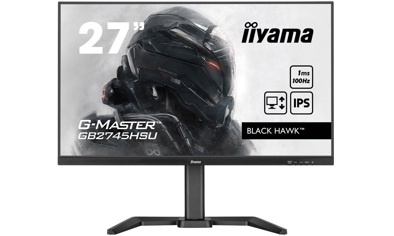 Monitor iiyama G-Master GB2745HSU-B1 - Widok od przodu