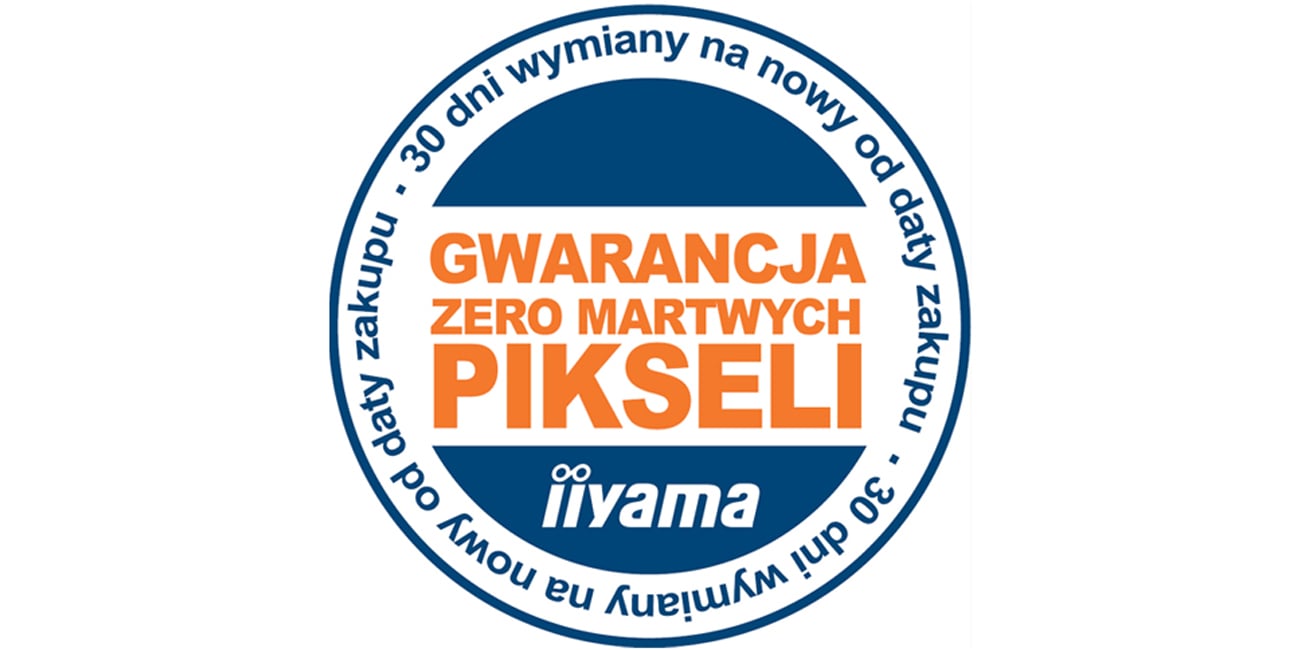 Gwarancja Iiiyama „Zero martwych pikseli”