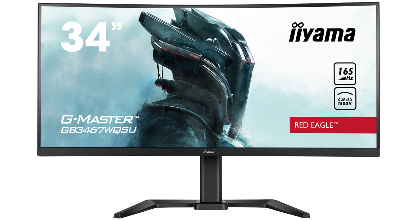 iiyama G-Master GB3467WQSU widok z przodu