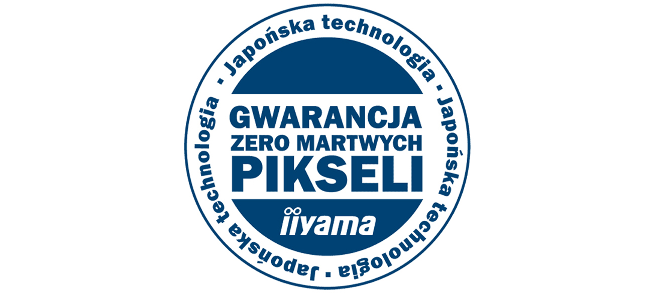 Gwarancja Iiiyama „Zero martwych pikseli”