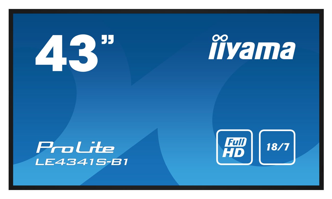 iiyama LE4341S-B1 widok z przodu