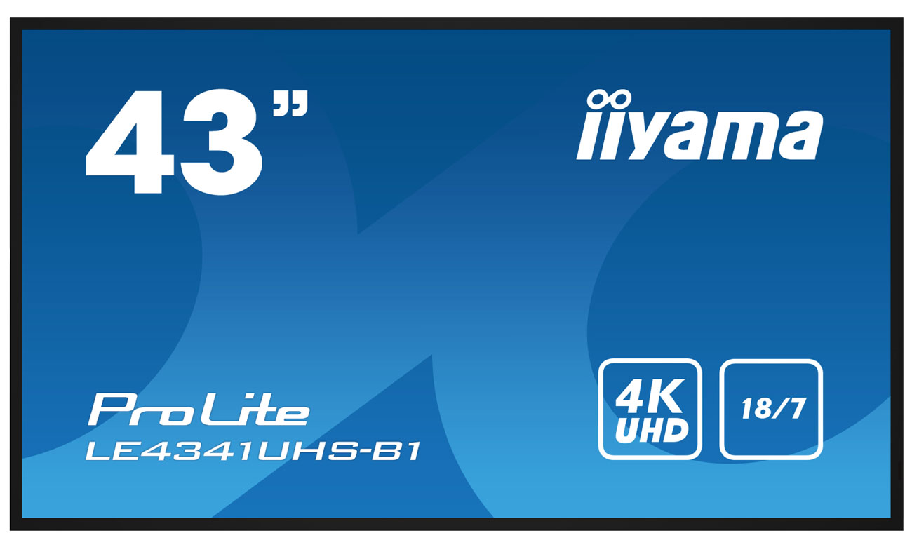 iiyama LE4341UHS-B1 widok z przodu