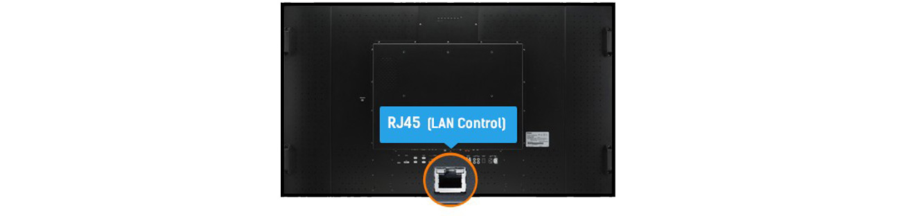 iiyama LH4281S  Sterowanie przez LAN