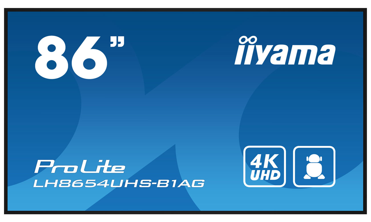 iiyama LH8654UHS-B1AG widok z przodu