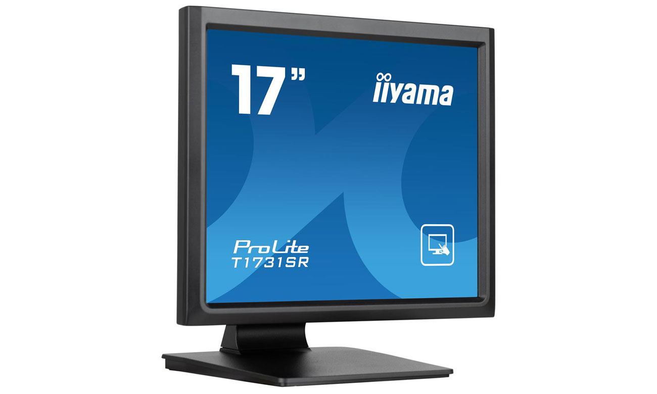 iiyama T1731SR-B1S widok z przodu pod kątem