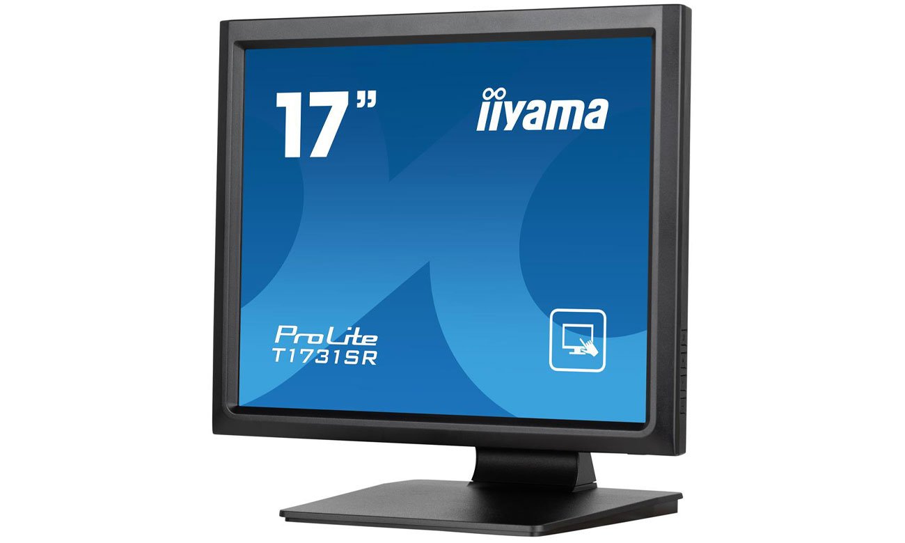 iiyama T1731SR-B1S widok z przodu pod kątem