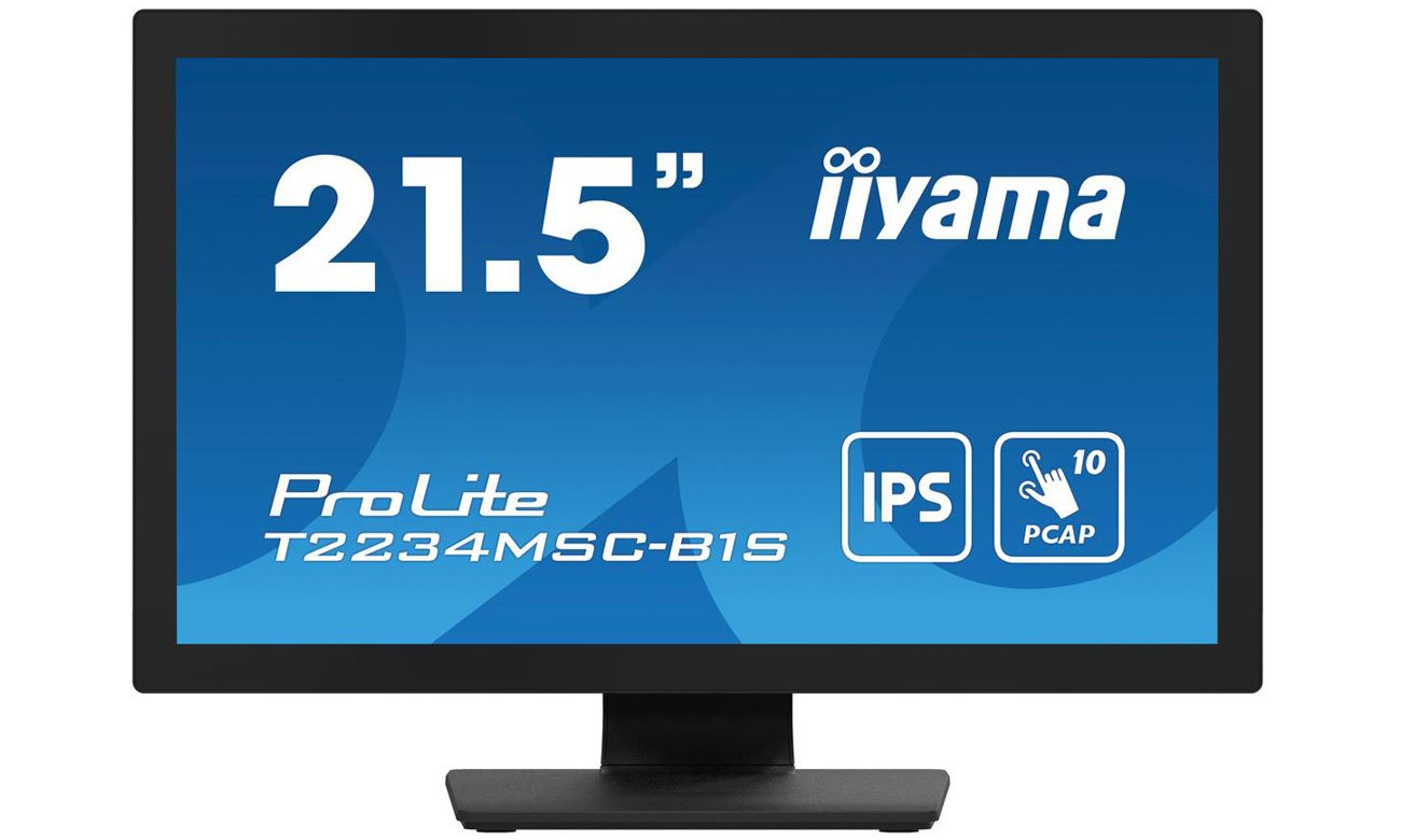 iiyama T2234MSC-B1S widok z przodu
