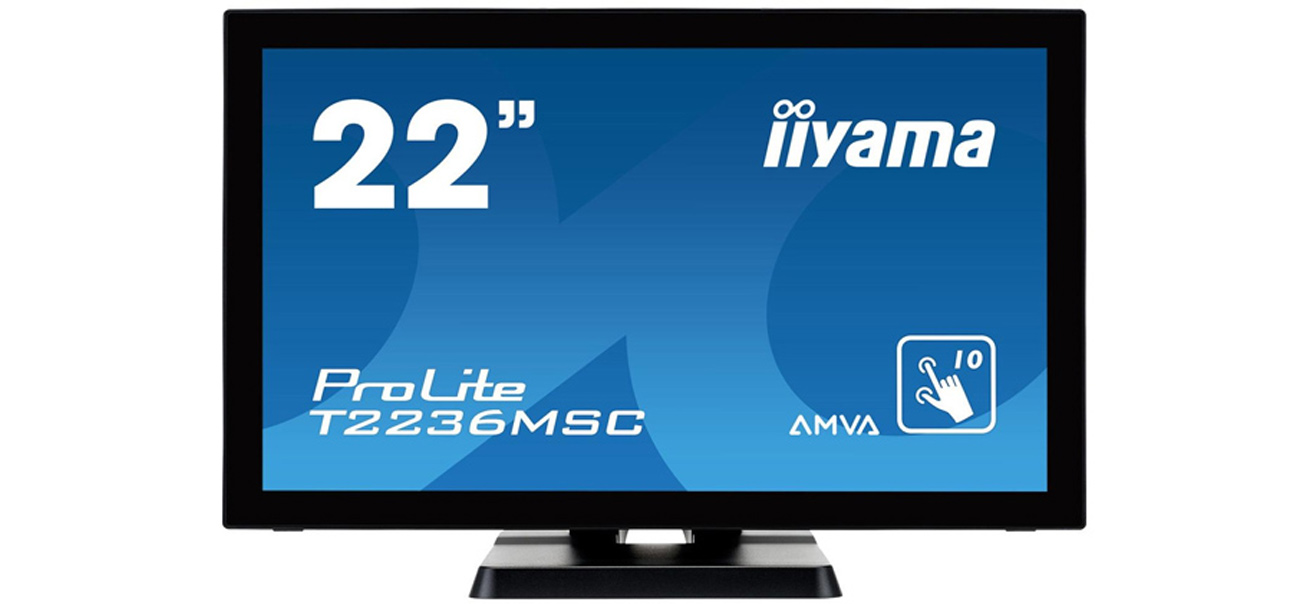 Monitor LCD/LED 22 iiyama T2236MSC dotykowy czarny iiyama T2236MSC