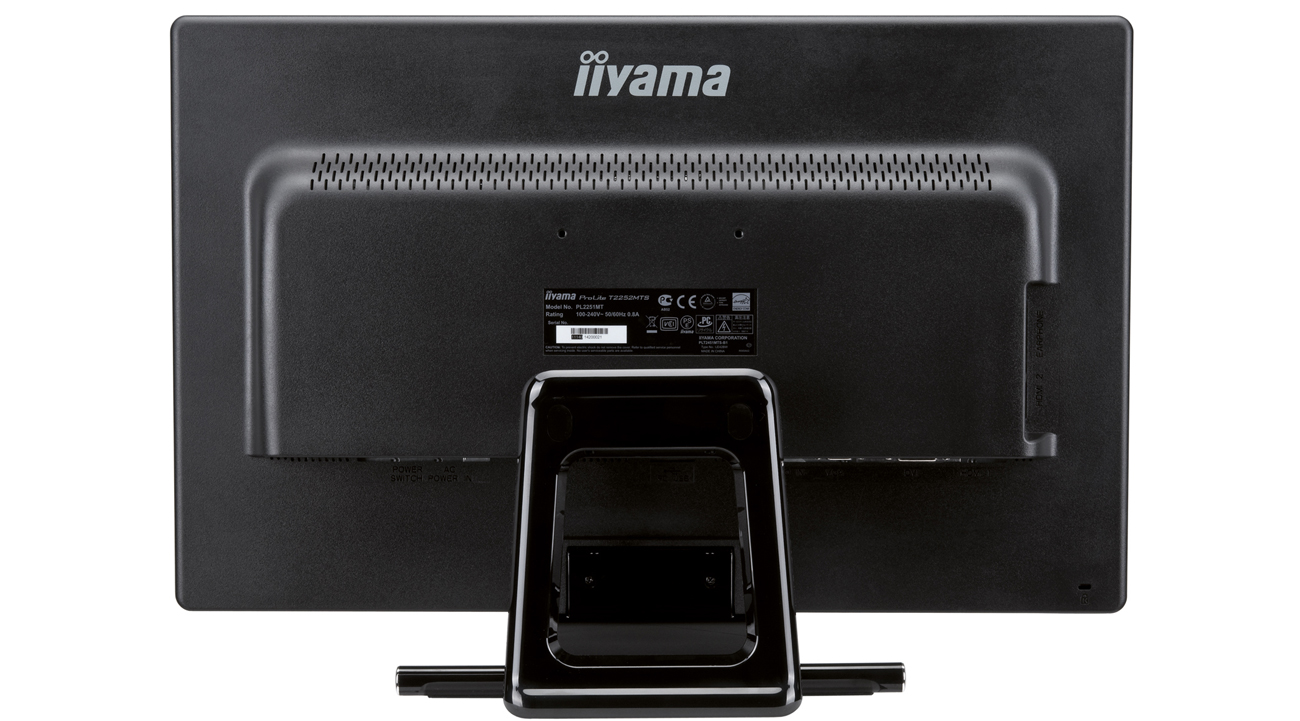 iiyama Prolite T2252MTS-B5 Widok Z Tyłu