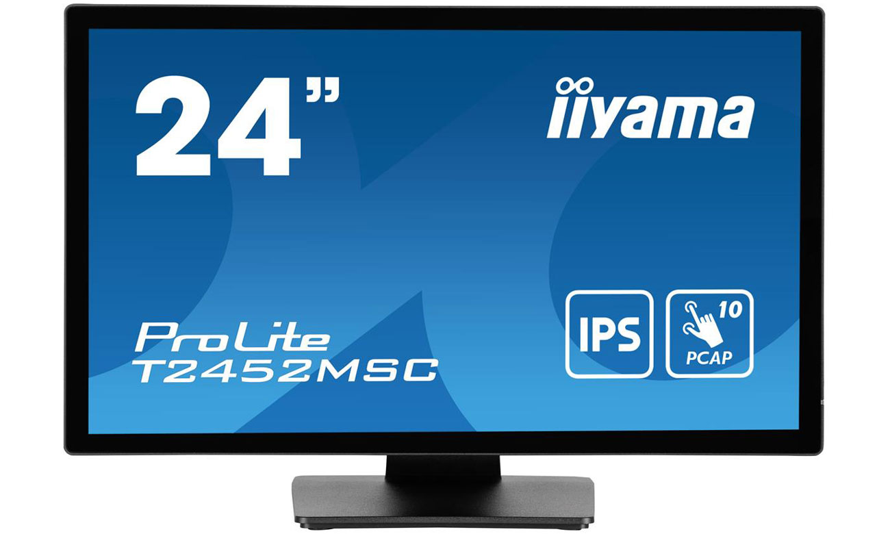 iiyama T2452MSC-B1 widok z przodu