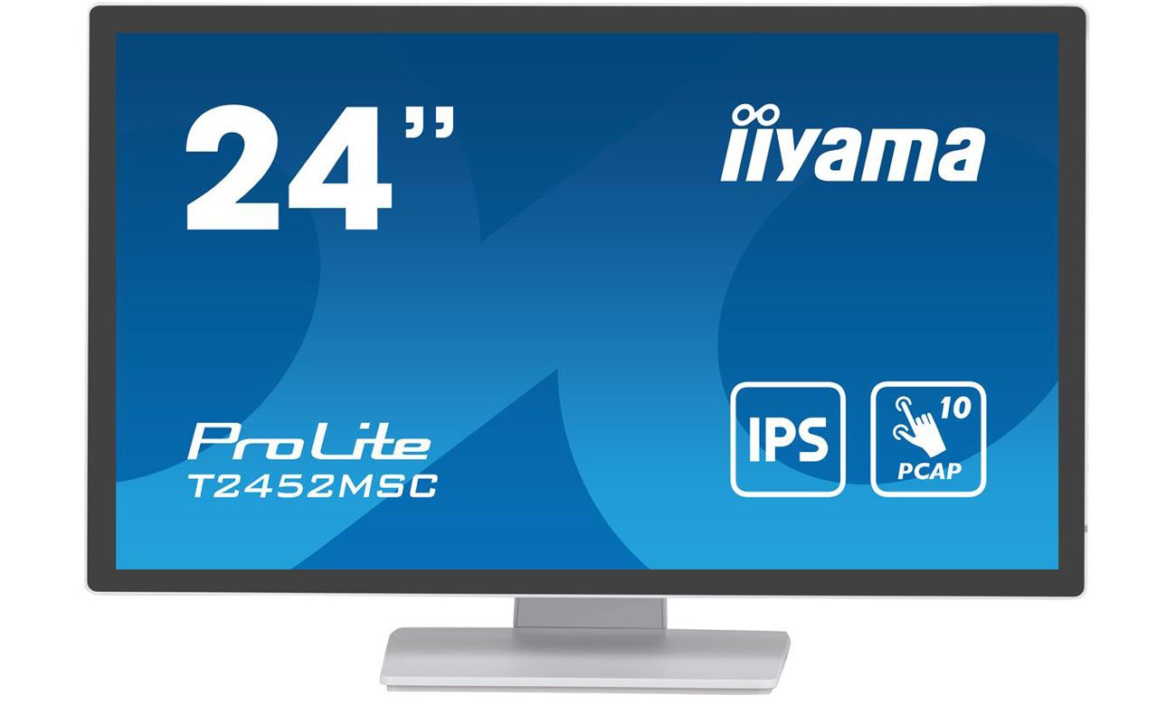 iiyama T2452MSC-W1 widok z przodu