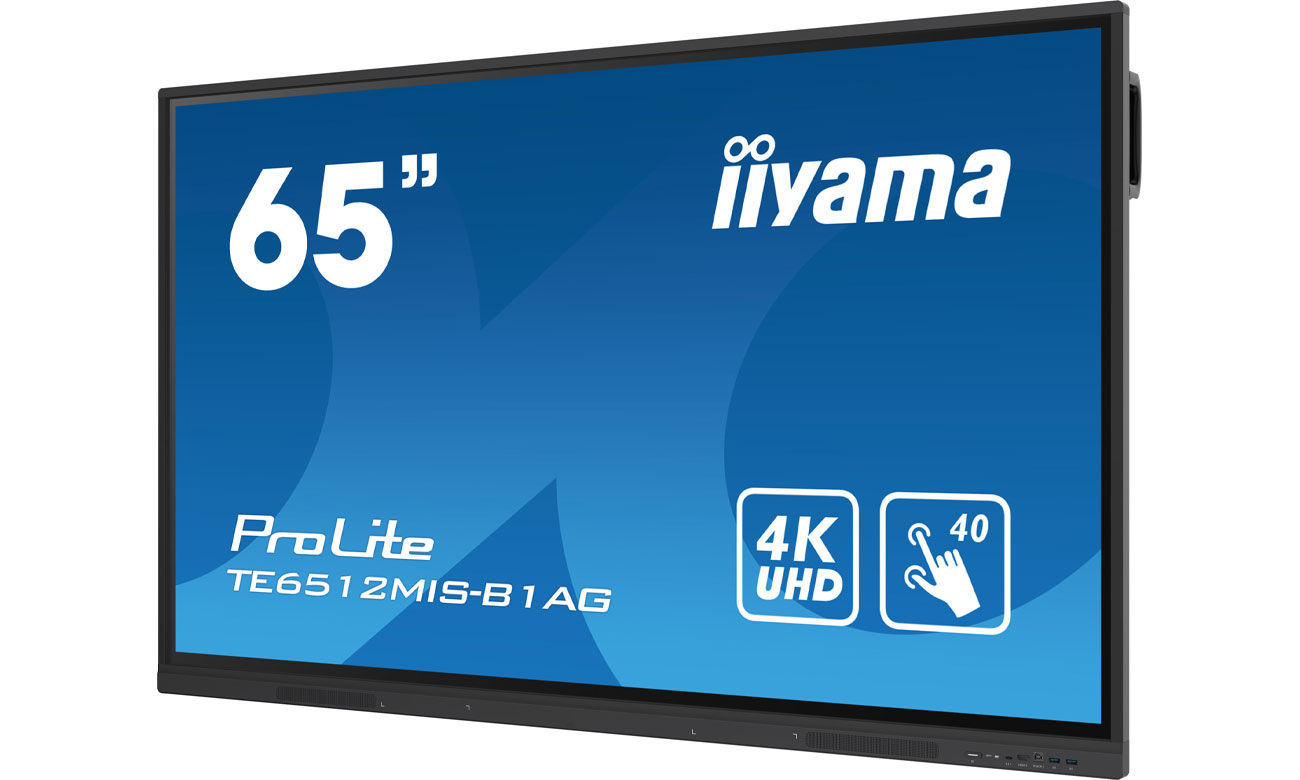 iiyama TE6512MIS-B1AG X widok z przodu pod kątem