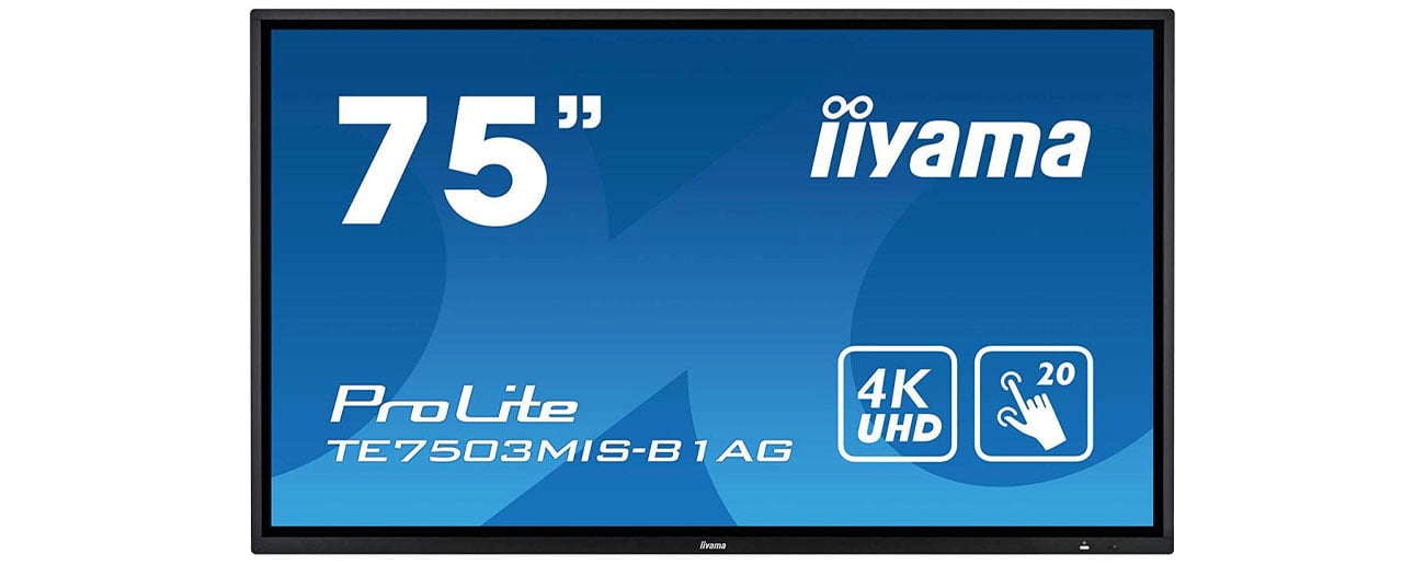 Monitor LED 75" iiyama TE7503MIS-B1AG dotykowy