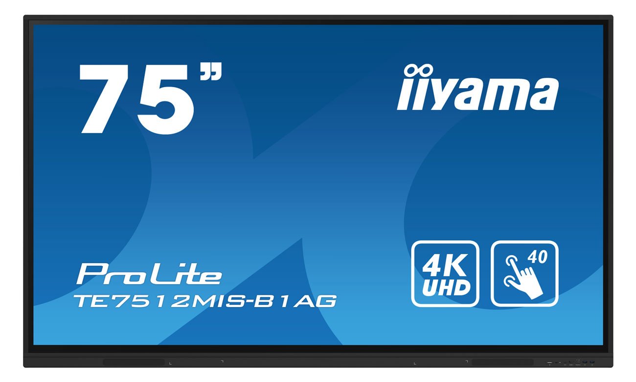 iiyama TE7512MIS-B1AG X widok z przodu
