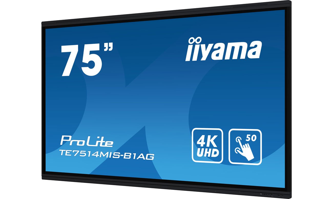 iiyama TE7514MIS-B1AG X widok z przodu pod kątem