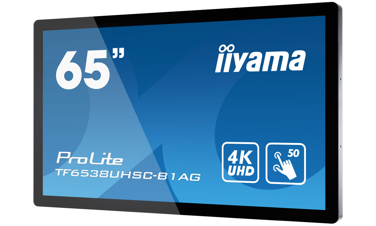 Monitor wielkoformatowy, biznesowy iiyama TF6538UHSC-B1AG