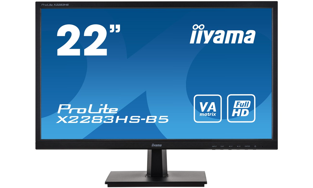 Wszechstronny monitor do domu i biura iiyama X2283HS-B5