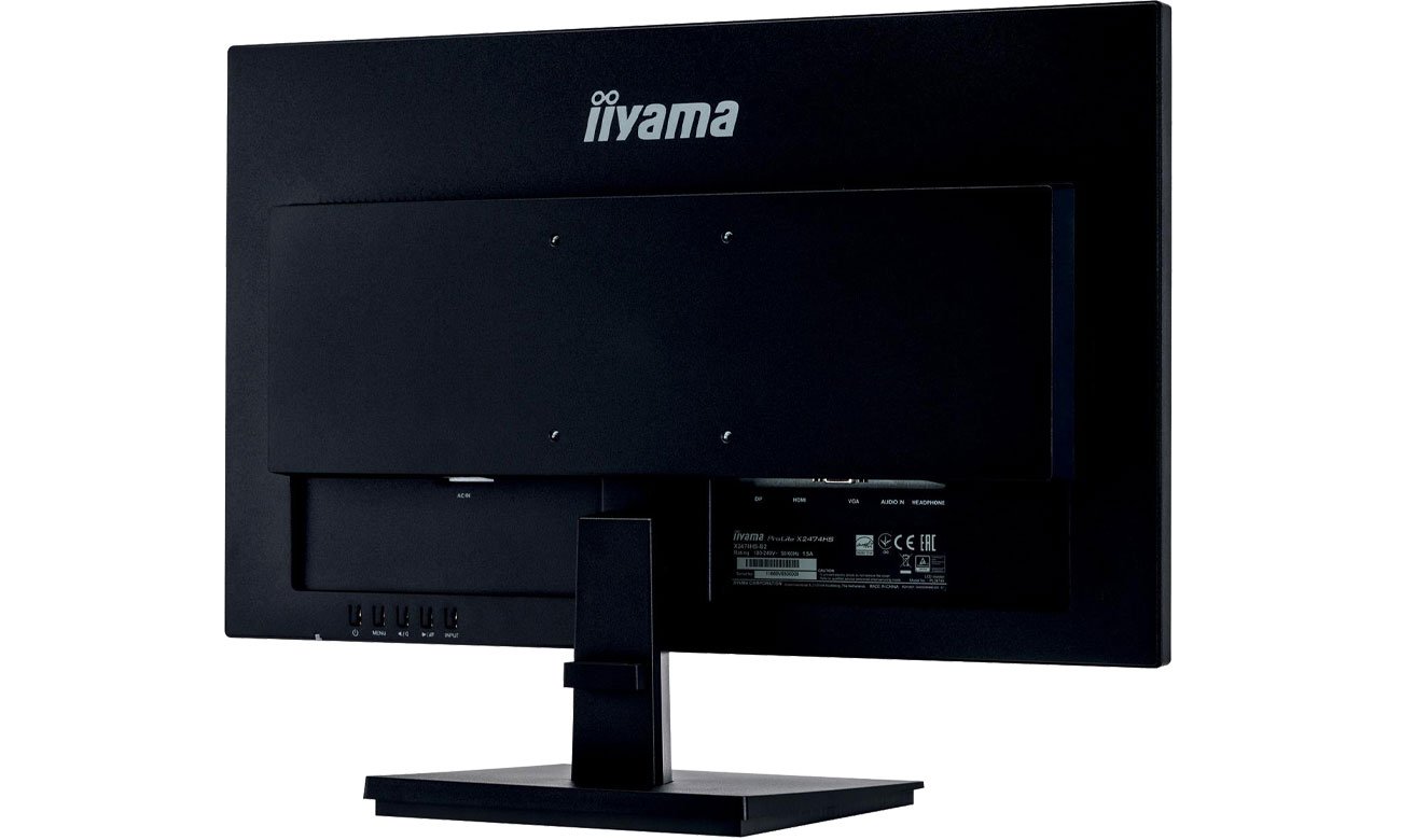 iiyama X2474HS - Widok z tyłu