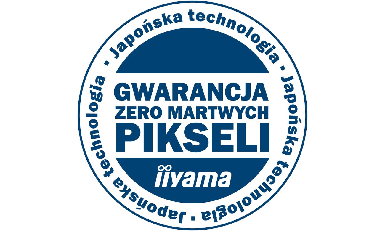 Gwarancja Iiiyama „Zero martwych pikseli”